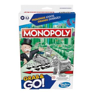 Imagem de Jogo Grab and Go Monopoly - Versão Portátil para 2 a 4 Jogadores - F8256 - Hasbro