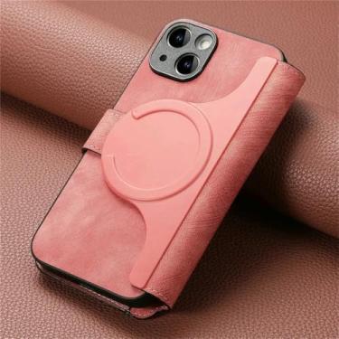 Imagem de Para redmi note 13 pro carteira de couro com zíper para xiaomi 13t pro 11t 10 9t 10s 9 st 13 plus 11 lite capa flip, rosa, para redmi note 13 4g