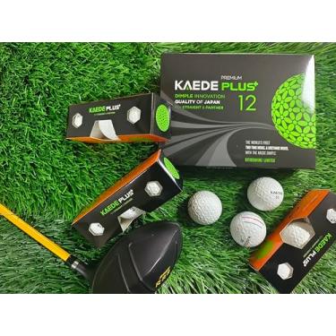 Imagem de Bola de golfe Kaede Plus Uretano 2 peças branca Soft Spin (uma dúzia) para homens e mulheres