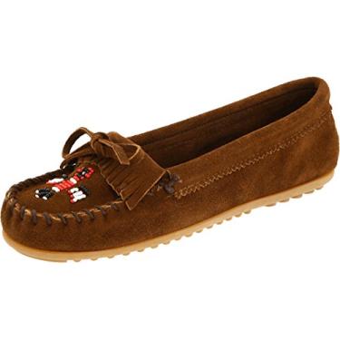 Imagem de Minnetonka Thunderbird II Mocassin Feminino, Marrom empoeirado, 9.5