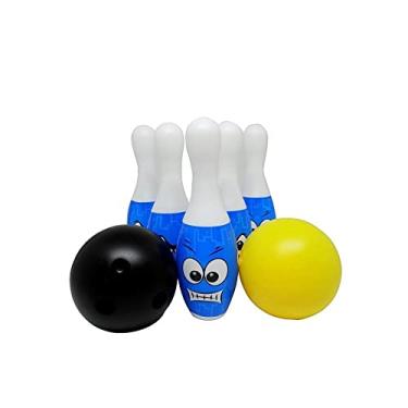 Imagem de Pais & Filhos Mini Boliche - 16 Cm, 6 Pinos e 1 Bola, Criança, Esportes
