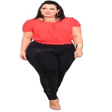 Imagem de Calça Legging Montaria Plus Size Cirrê Empina Bumbum Suplex-Feminino