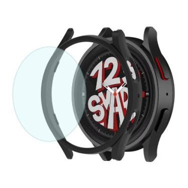 Imagem de Capa Case Bumper com Película de Vidro compatível com Galaxy Watch 5 W