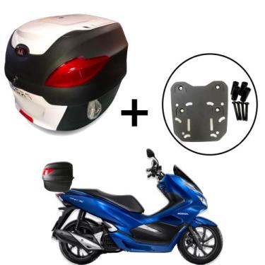 Imagem de Baú 41 litros Awa Proos com Bagageiro para PCX 150 160 2013-2023, Bran