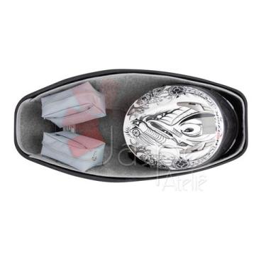 Imagem de Forração Honda Pcx 150 Forro Premium Baú 16 18 Cinza - Jaspe Ateliê, L