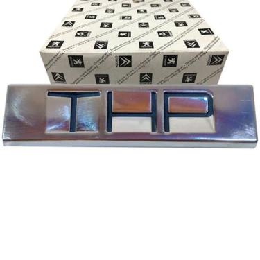 Imagem de Emblema Logo Letreiro Thp Cromado - Peugeot