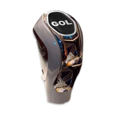 Imagem de Manopla Bola Cambio Esportivo Cromado Cinza Gol G1 G2 G3 G4 G5 - Shekp