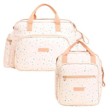 Imagem de Kit Bolsas Maternidade Pirulitando G+P Confete Marfim - Pirulitando Ba