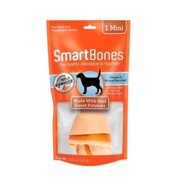 Imagem de Osso Smartbones Mini Sabor Batata Doce para Cães - 16g