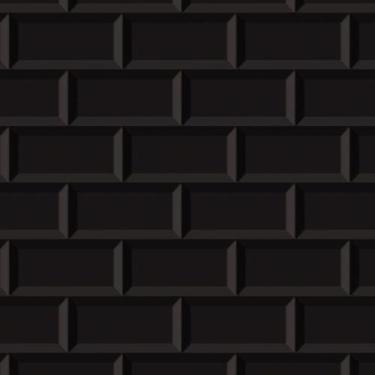 Imagem de Papel de Parede Tijolo Preto 3D para Cozinha 10 Metros - PAPEL E PARED