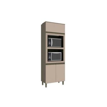 Imagem de Módulo Cozinha Henn Connect Paneleiro c/ 3 Portas (2 Fornos) Duna/Cris