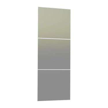 Imagem de Kit Madesa com 3 Espelhos de 66,7 x 72,9 cm para Guarda-Roupa, Incolor