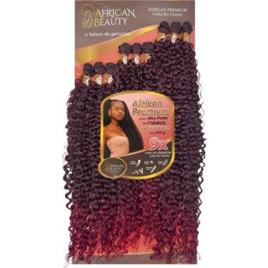 Imagem de Aplique Cacheado Fibra Bio Proteina Meu Poder Entrelace 80cm African B