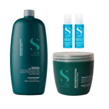 Imagem de Kit Reconstruction Shampoo, Máscara e 02 Ampolas - Alfaparf - Alfaparf