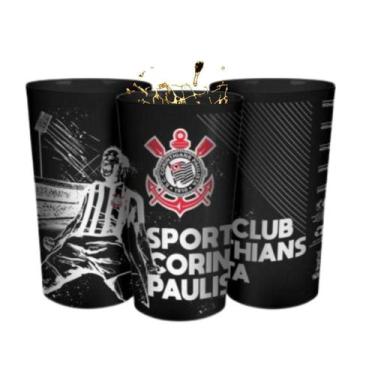 Imagem de Copo Plástico Premium Grande Sport Clube Corinthians Timão - Brasfoot
