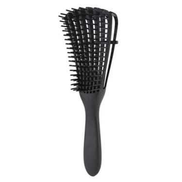 Imagem de Escova Para Cabelos Ondulados E Cachos Escova Pente Polvo - Escova Pol