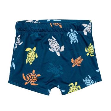 Imagem de Sunga Boxer Malha UV com Cordão Interno Menino Praia - Fofotinhos, Tar