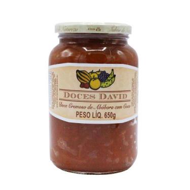 Imagem de Doce de Abóbora com Coco Cremoso Doces David 650g