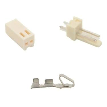 Imagem de 100 Kits Conector Alojamento Terminal Kk 2,54mm 2 Vias 180 - Mx