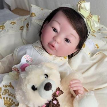Imagem de Bebê Reborn Menina Corpo Pano Super Realista Pronta Entrega - ACESSÓRI