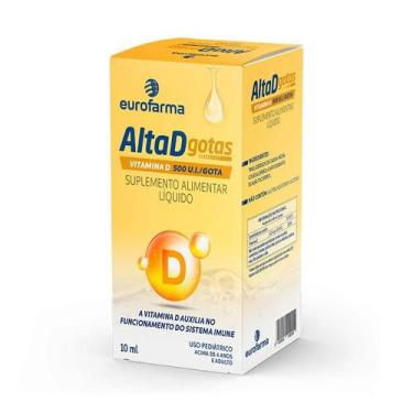 Imagem de Vitamina Alta D 500ui Gotas 10ml - AltaD