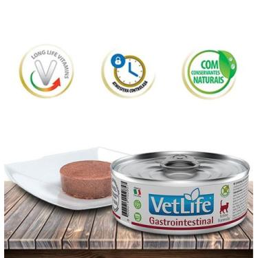 Imagem de Ração Úmida Vet Life Natural Feline Wet Gastro-Intestinal para Gatos A