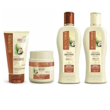 Imagem de Bio Extratus Umectante Óleo de Coco (Shampoo+Cond+ Mascara 250g+ FInal