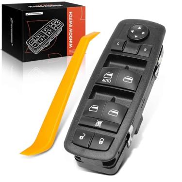 Imagem de A-Premium Master interruptor de janela dianteiro esquerdo lado do motorista substituição para Jeep Dodge Liberty Nitro Journey 2008-2012