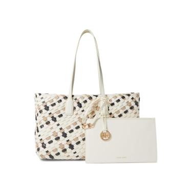 Imagem de Anne Klein Bolsa de tecido com bolsa, Anne Branco/Pedra/Preto, Large