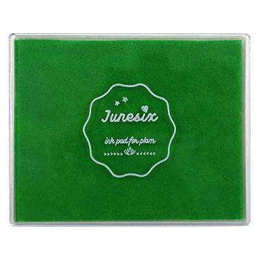 Imagem de Almofadas de carimbo de tinta artesanal de tamanho grande, almofada de tinta lavável para scrapbooking para crianças, almofadas de tinta artesanal para carimbos de borracha, cartões DIY, pinturas,