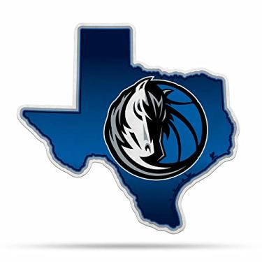 Imagem de Rico Industries Flâmula de corte de forma primária NBA Dallas Mavericks - Decoração de casa e sala de estar - Feltro macio EZ para pendurar