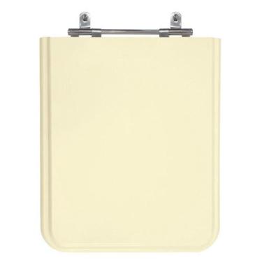 Imagem de Assento Sanitário Square Bone (Bege) Tampa Para Vaso Incepa - Sicmol