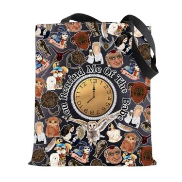 Imagem de BWWKTOP Bolsa de ombro Sarah & Jareth Wiseman & Goblin Fans Inspired Gift Ello Worm Bolsa de ombro Sarah e Jareth Merch, You Remind Me Bl, One Size