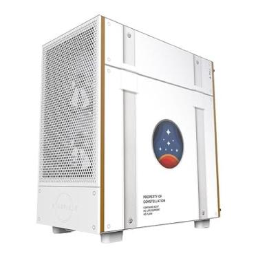 Imagem de GABINETE GAMER SEM FONTE NZXT H5 FLOW STARFIELD BRANCO COM 2 FAN