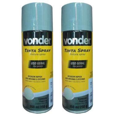Imagem de Kit 02 primer fundo spray uso geral 350ml vonder