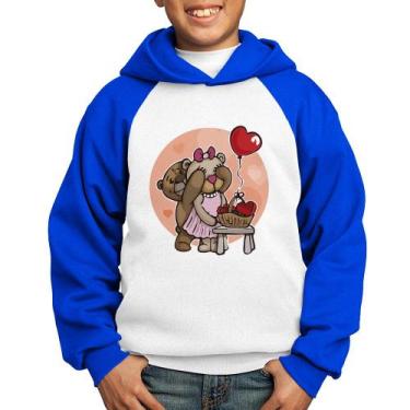 Imagem de Moletom Infantil Ursinhos Fofos - Foca na Moda, Branco, Azul, 4