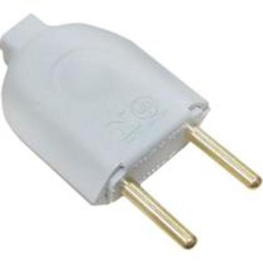 Imagem de Plugue macho 2P 10A 250V cor cinza Macho Tramontina 57401102 - Tramont