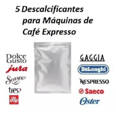 Imagem de 5 Descalcificantes para Máquinas de Café Expresso - Descal Coffe