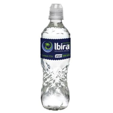 Imagem de Água Mineral Natural Ibirá Sem Gás Garrafa Sport 510 ml Pack com 12 Un