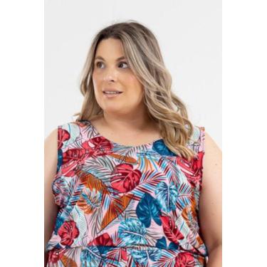 Imagem de Regata De Malha Fria Feminina Estampada - Sortidas - Mannabela, G1