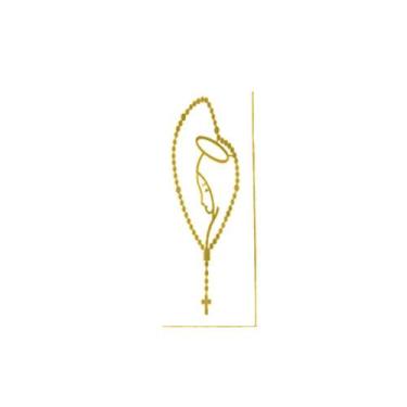 Imagem de Aplique Decorado Caminhão Rosário Dourado - Venka
