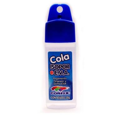 Imagem de Cola Eva e Isopor 35g Artesanato Transparente Corfix