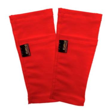 Imagem de Porta Caneleira Profix Vermelho - Profix Sports, M - 27cm até 33cm