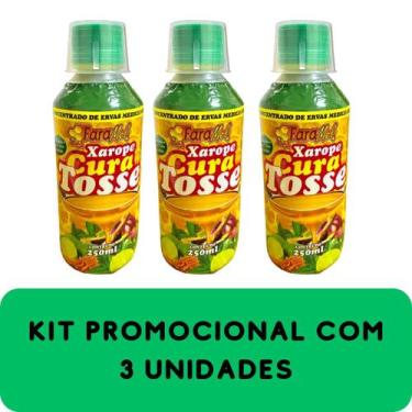 Imagem de Composto Concentrado de Ervas Medicinais Faramel Cura Tosse Frasco 250