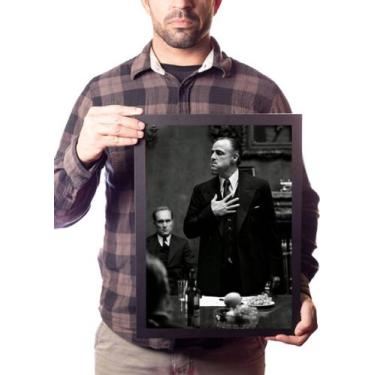 Imagem de Quadro Vito Corleone Cena Reunião Filme Poderoso Chefão - Fanarte
