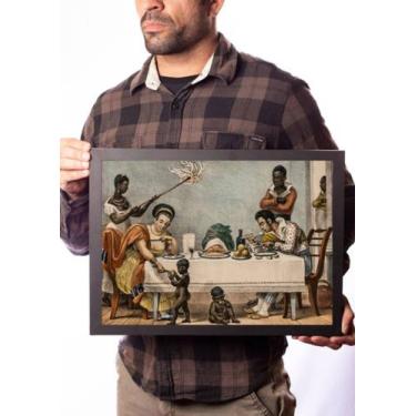 Imagem de Quadro Arte Família Brasileira Debret Escravidão Historia - Fanarte
