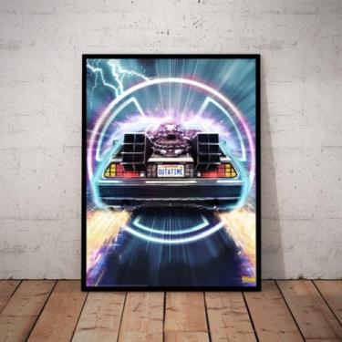 Imagem de Quadro De Volta Para O Futuro Filme Arte Poster Moldurado - Fanarte
