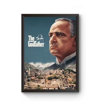 Imagem de Quadro Arte O Poderoso Chefão Poster Moldurado - Fanarte