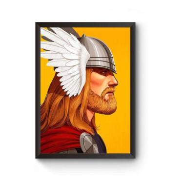 Imagem de Poster Moldurado Thor - Fanarte