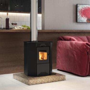 Imagem de Calefator de Dupla Combustão Metávila Nantes 790GF  Grafite - Metavila